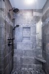 Master bath tile shower 
